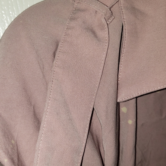 White Birch Button Down Hi/Low Blush Pink Top w/ Bleach Spots 1xl - Picture 6 of 10